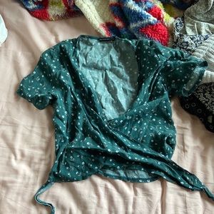 brandy melville wrap top
